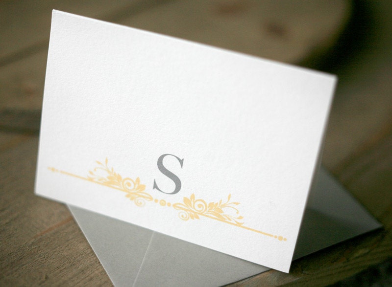 Personalized Stationery - Garden Gate Notes