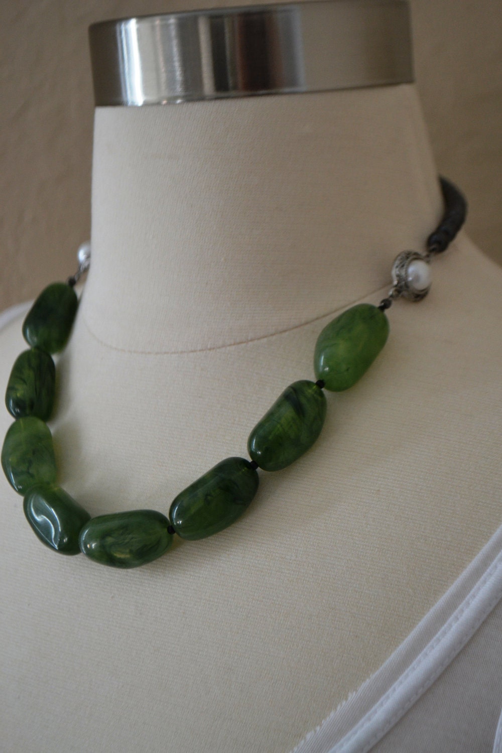 Necklace Upcycled Nuggets Going Green