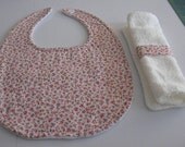 Floral Bib and Towel set