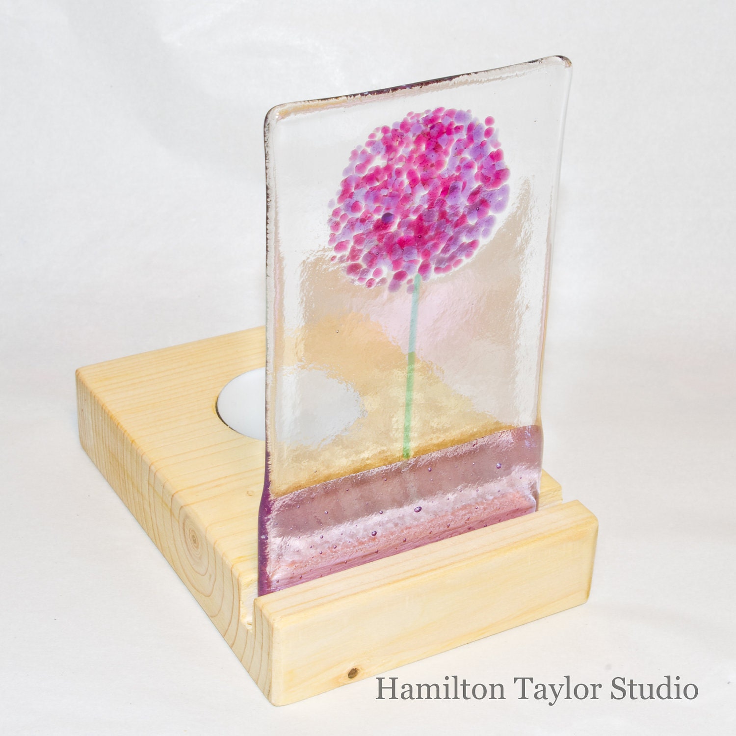 Lavender Allium Tealight