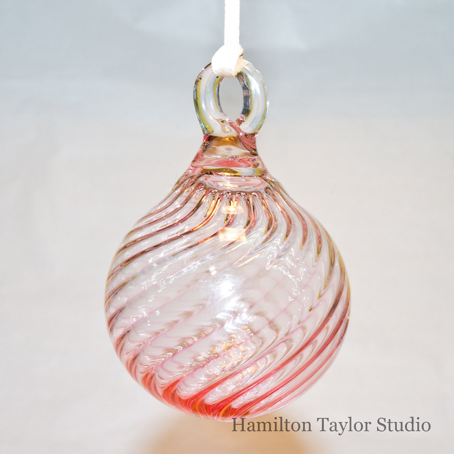 Pink Glass Bauble
