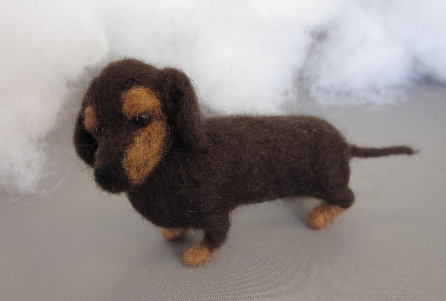 Needle Felted Dachshund