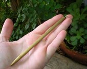 Metallic Gold with Black Dots Hair Stick with Eye Hook (Part One of Two Step Process Hair Sticks)