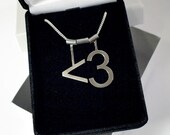 ASCII Heart Necklace
