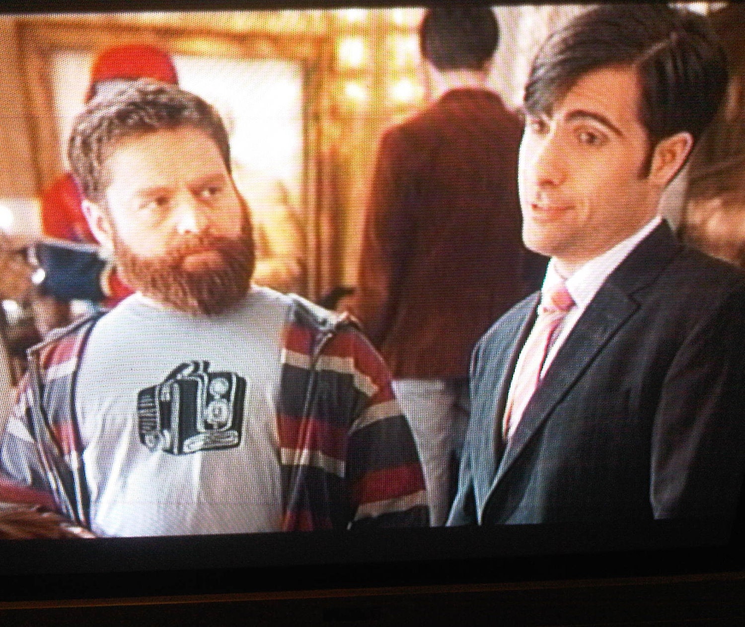 Seen on Zach Galifanakis on HBO's "Bored to Death"  Camera Tshirt
