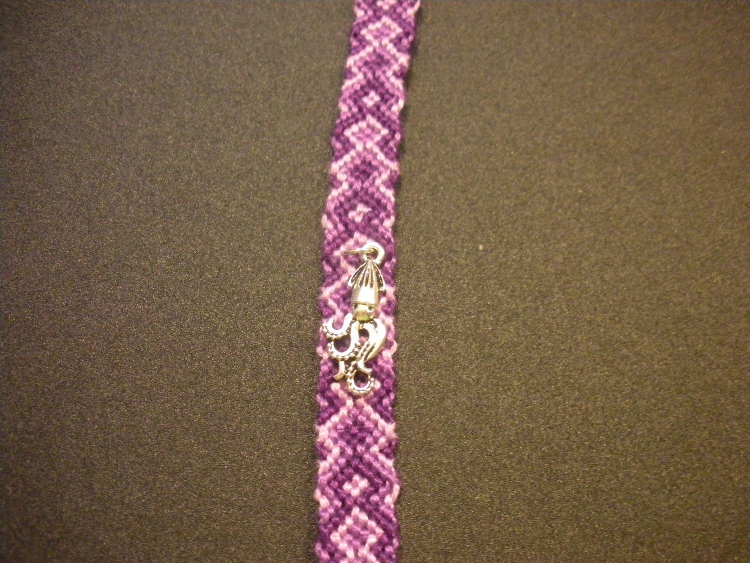 Shades of Purple Bracelet with Octopuscharm