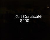 Two Hundred Dollar Gift Certificate
