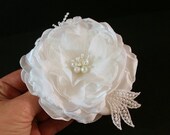 Wedding Hair Flower, Bridal Hair Flower, Wedding Headpiece, Hairpiece, Bridal, Wedding,  Hair Accessories -  Ready to Ship