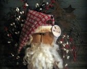 Americana Santa Wreath