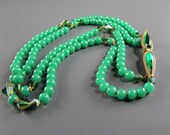 Original by Robert Green Glass and Crystal AB Necklace
