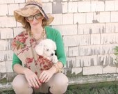 A Dash of Darling Small Dog Sling Carrier - customized with dog's name