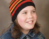 hand knit funky adult small-child large hat