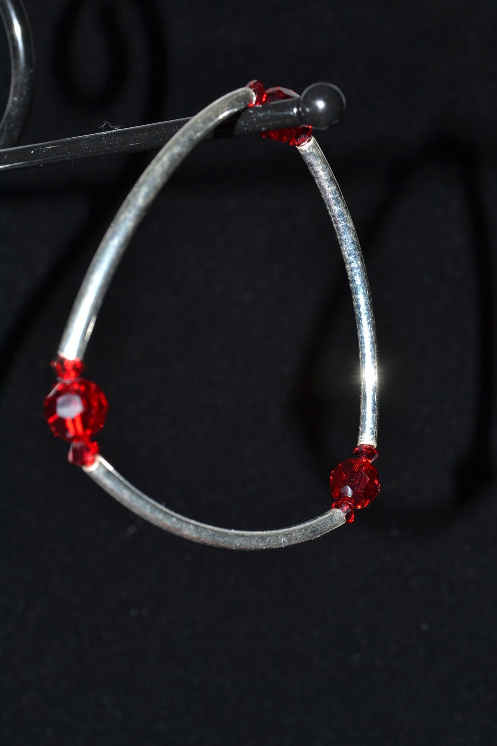 0144 Tube and Crystal Bracelet