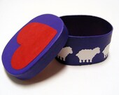 Purple Sheepie Stitchmarker Organizer