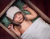 Brown aviator hat photographer and mommy prop