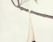 Open air swallows nest and hanging cocoon Photo prop