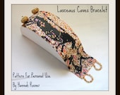 Hannah Rosner cuff bracelet bead pattern peyote stitch Lasceaux
