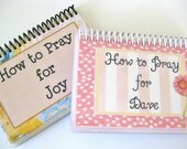 SALE - How to Pray for Your Husband/How to Pray for Your Wife PERSONALIZED Set, Spiral-Bound