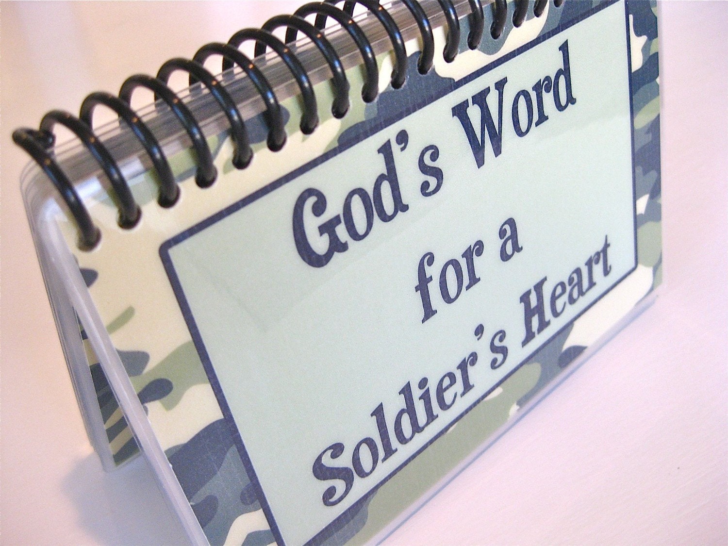 God's Word for a Soldier's Heart, Spiral-Bound, Laminated Prayer Cards