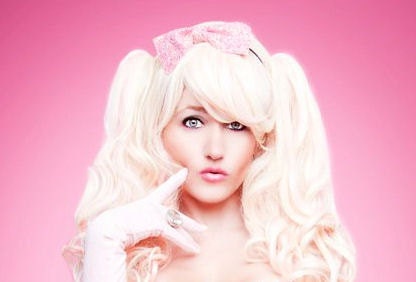 Pink Bow Headband, Pretty Pink Glitter