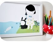 Kids Art Print - Poetic Wall Deco - Summer Days