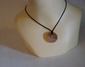 Hickory Wood Pendant Necklace