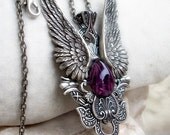 Dark Angel Pendant - Purple