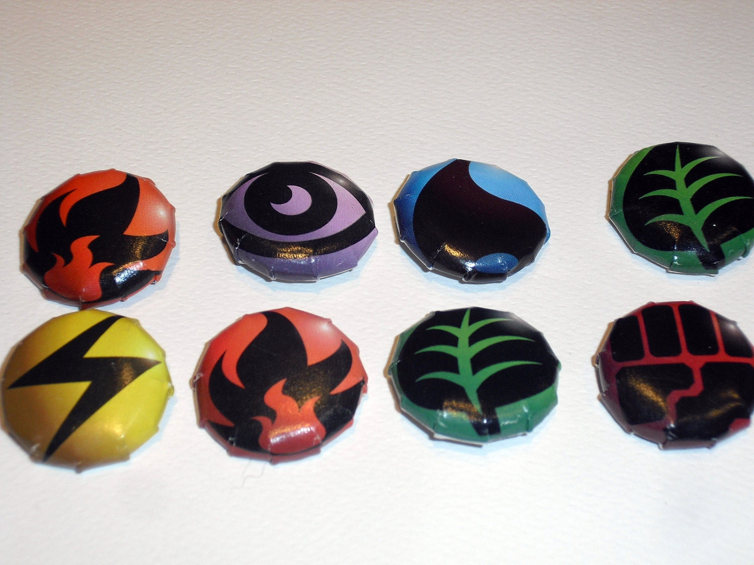 Pokemon Energy Pinback Buttons (8 Wholesale Lot)