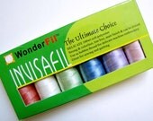 WonderFil Invisafil 100 Weight Polyester Mini Thread Pack B001