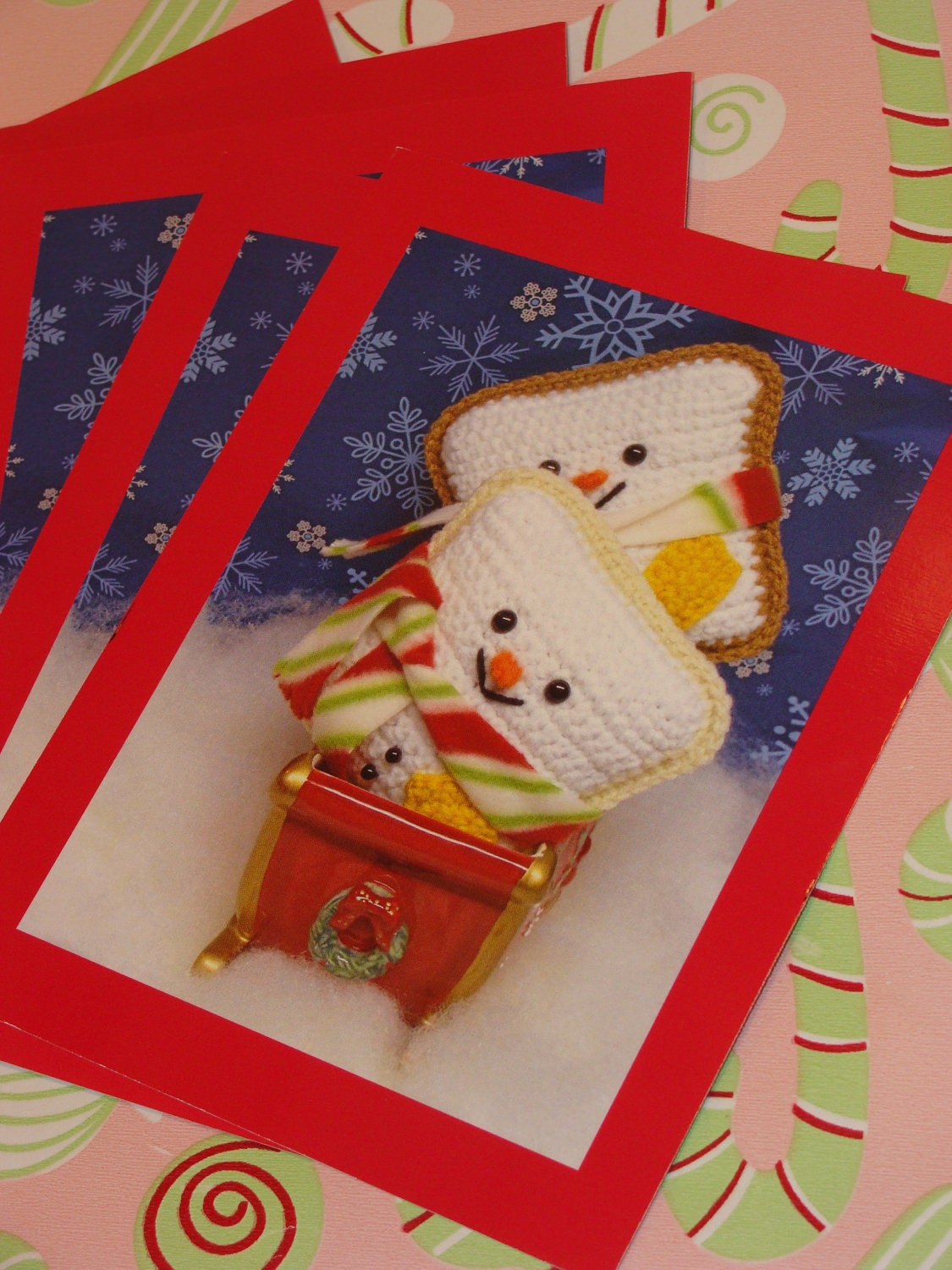 Pack of 5 Frostee the Toastee Postcards - With Envelopes