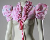 Valentines Hello Kitty Shrug Bolero Vest Puffs Jacket Pink Barbie - Hello Kitty puffs are a fun and sexy Chrisst must. SPECIAL SAMPLE PRICE.