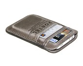 iPhone / iPod Touch - - RETROMODERN aged leather pocket - - GREY