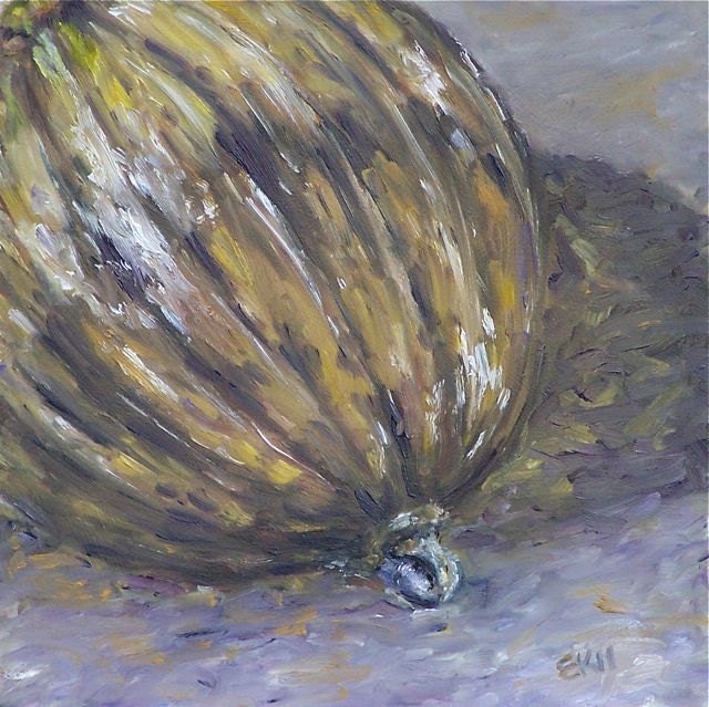 Amber Glass Ornament original oil painting