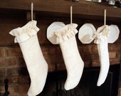 Christmas Stocking Winter White