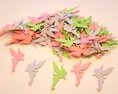 100 Tinkerbell Fairy Pastels Mix Paper Piecing Embellishment Scrapbooking Confetti Cutouts