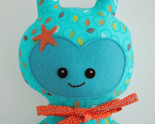 Blue and Orange Super Hero Bug Doll