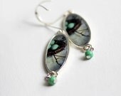 20% OFF Sale Fine Art Photo Jewelry Earrings - A Place to Call Home - original photography - ready to ship - Valentines Day