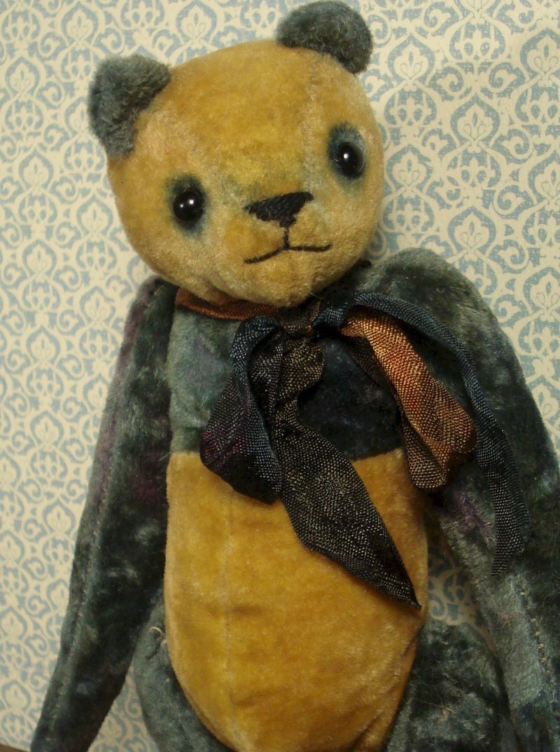 Bao - ooak handmade vintage style artist bear panda
