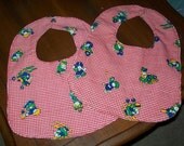 Baby Bibs Set of 2 in Red for Boys