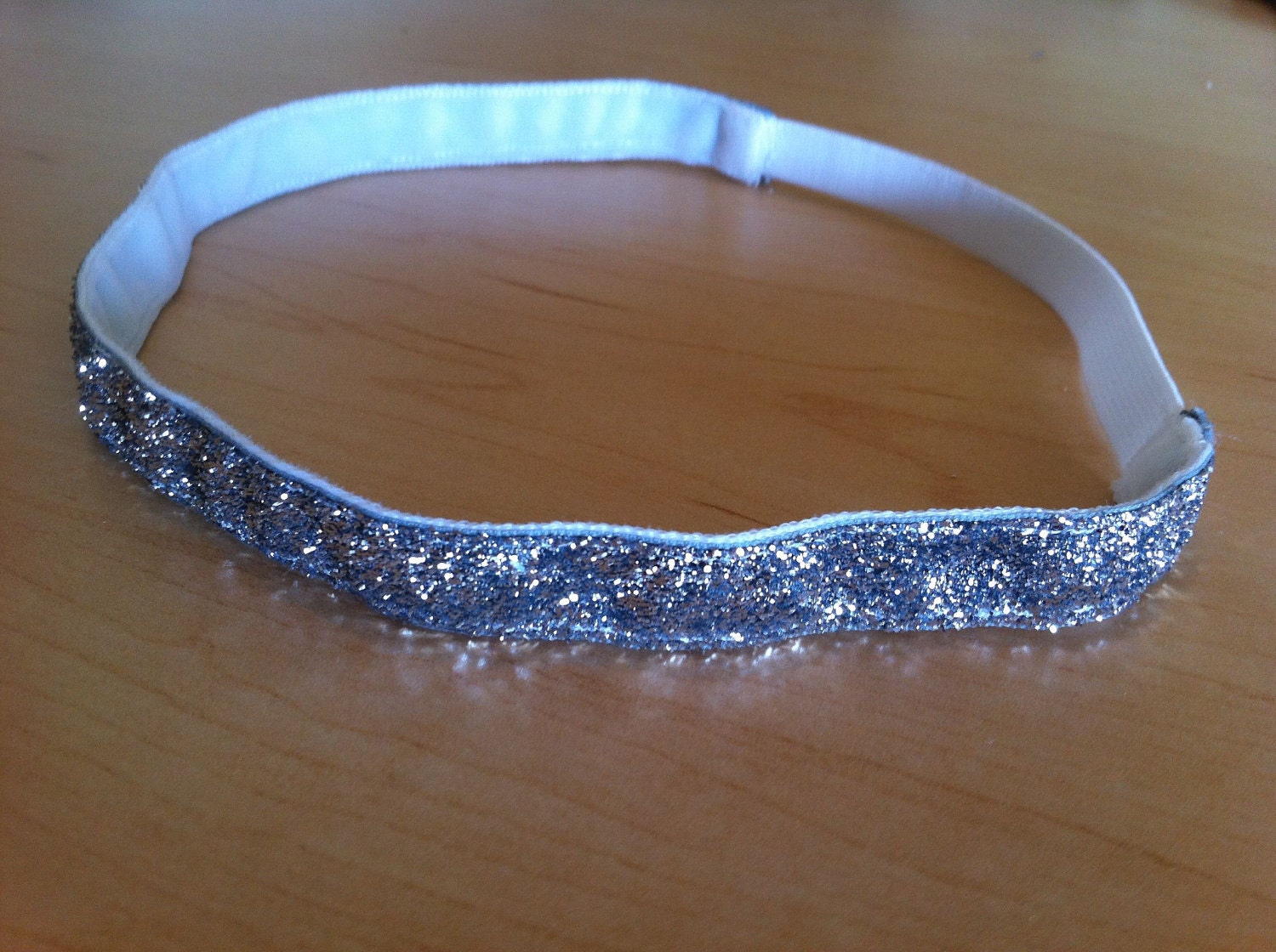 Silver Sparkle Headband (5/8" wide)
