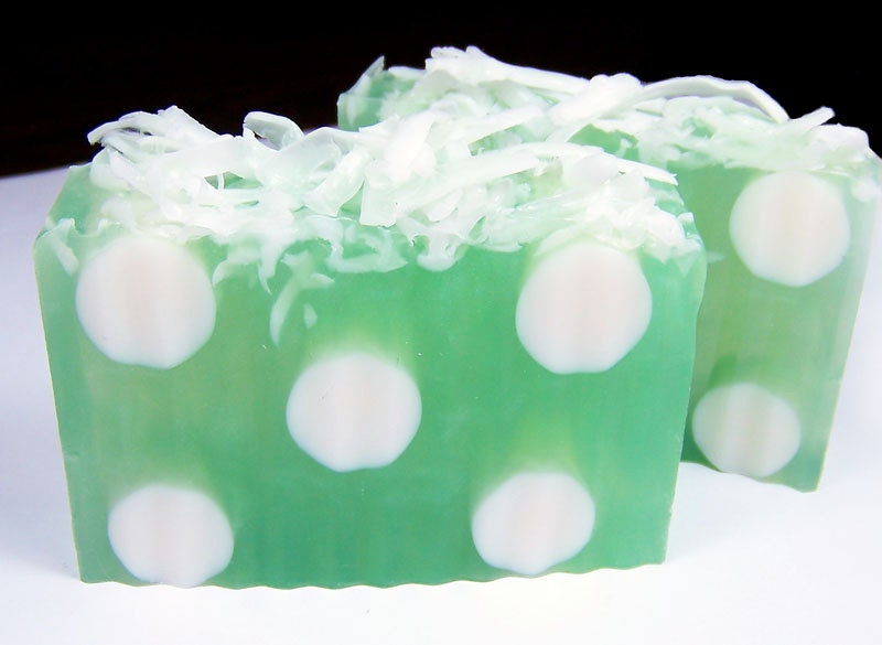 Handmade Glycerin Soap scented in Mistletoe and Ivy