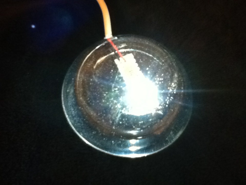 Glass Circle Light - Bright LED - USB Powered