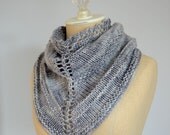 Knitting Pattern - Textured Kerchief Mini Shawl - All Levels