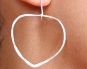 Lily Leaf Earring, Sterling Silver, Gift Under 50, Fashion, Valetine's Day Gift