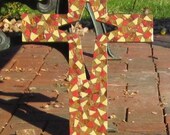 The Diane- Mosaic Cross Wall Hanging