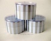 SALE Silver stripe circle favor boxes/candy boxes - Sofie's Big Day Il_170x135