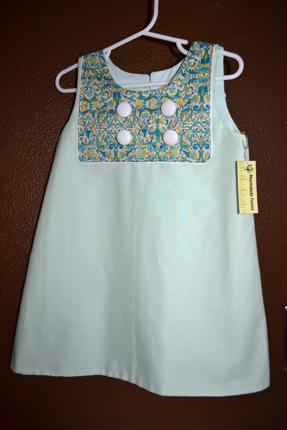 The "Penelope" mod Dress- Size 4T  Ready to Ship
