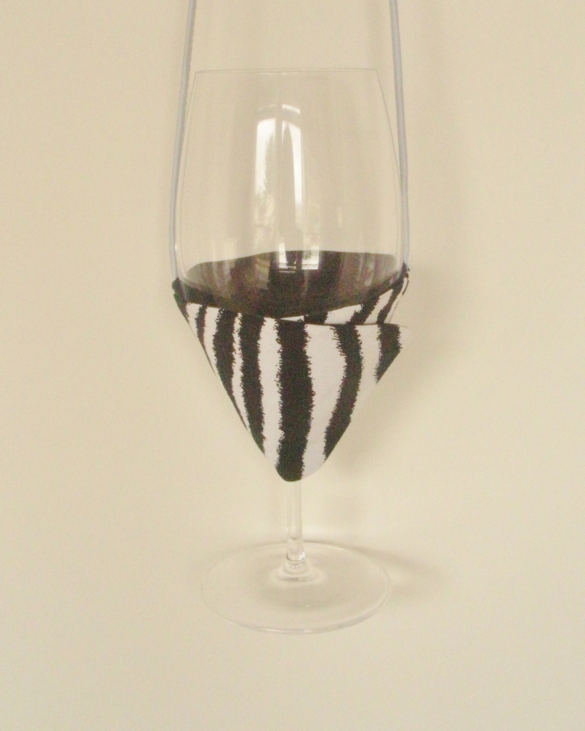 Wine Glass Holder - Zebra