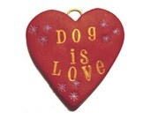 Heart Cute Words Pet ID Tag