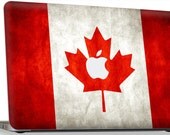 Apple MacBook Pro 13" 15" 17" Skin Cover w/ Apple Cutout - Old Canadian Flag